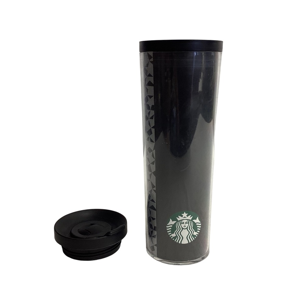 Starbucks‎ Tumbler Travel Mug 20oz Double Wall Insulated Hot Cold Drink Black